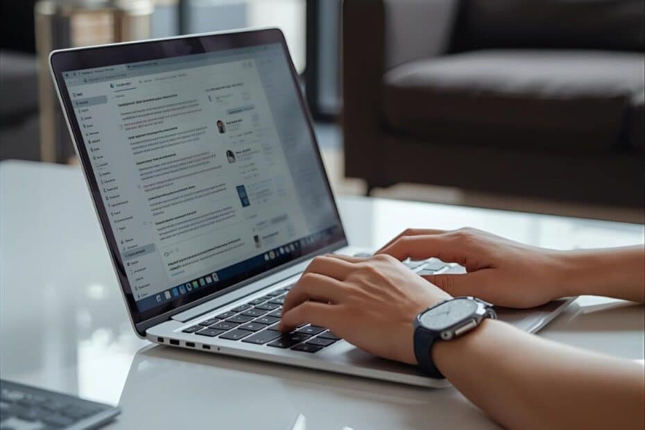 Pessoa realizando digitação remunerada em micro tarefas no computador