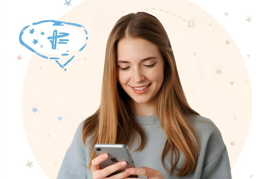 Pessoa respondendo pesquisas remuneradas que pagam na hora pelo celular